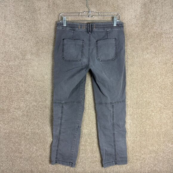 Hei Hei Wanderer Cargo Pants Womens 26 Gray Crop Button Fly Anthropologie Chinos - Picture 12 of 14